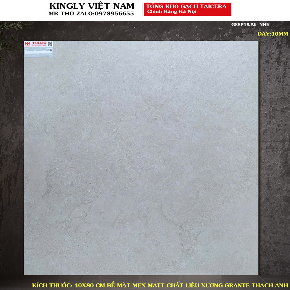 Gạch lát nền Taicera 80x80 G88P13JW Loại 1